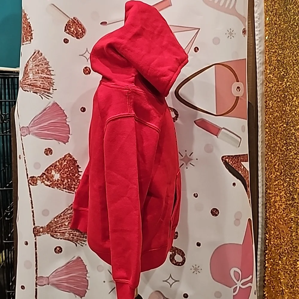 F Foster care red toddler hoodie port and company